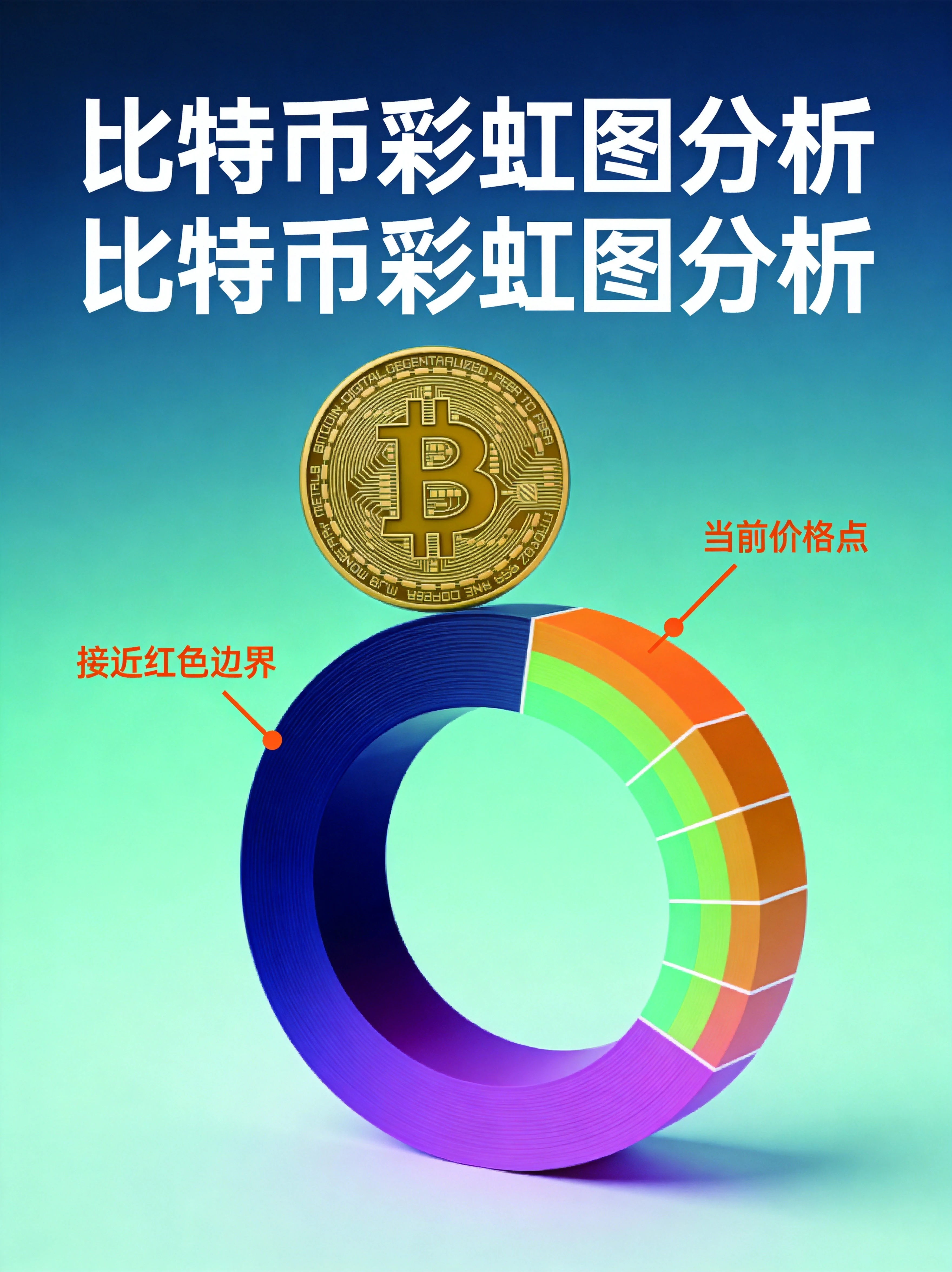 比特币彩虹图当前处于什么区域 | 彩虹的尽头，是顶还是底？
