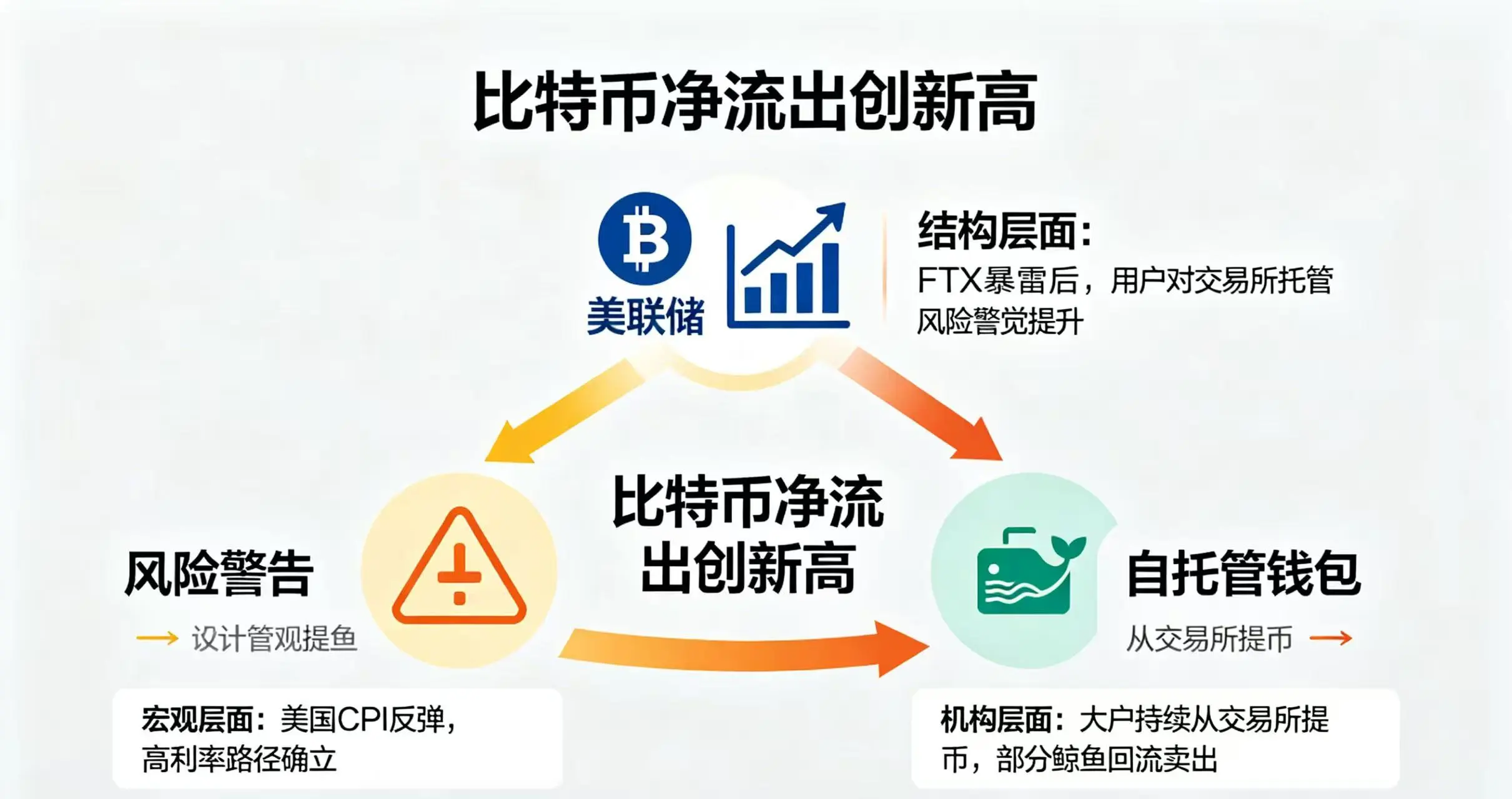 三个驱动比特币净流出的关键因素