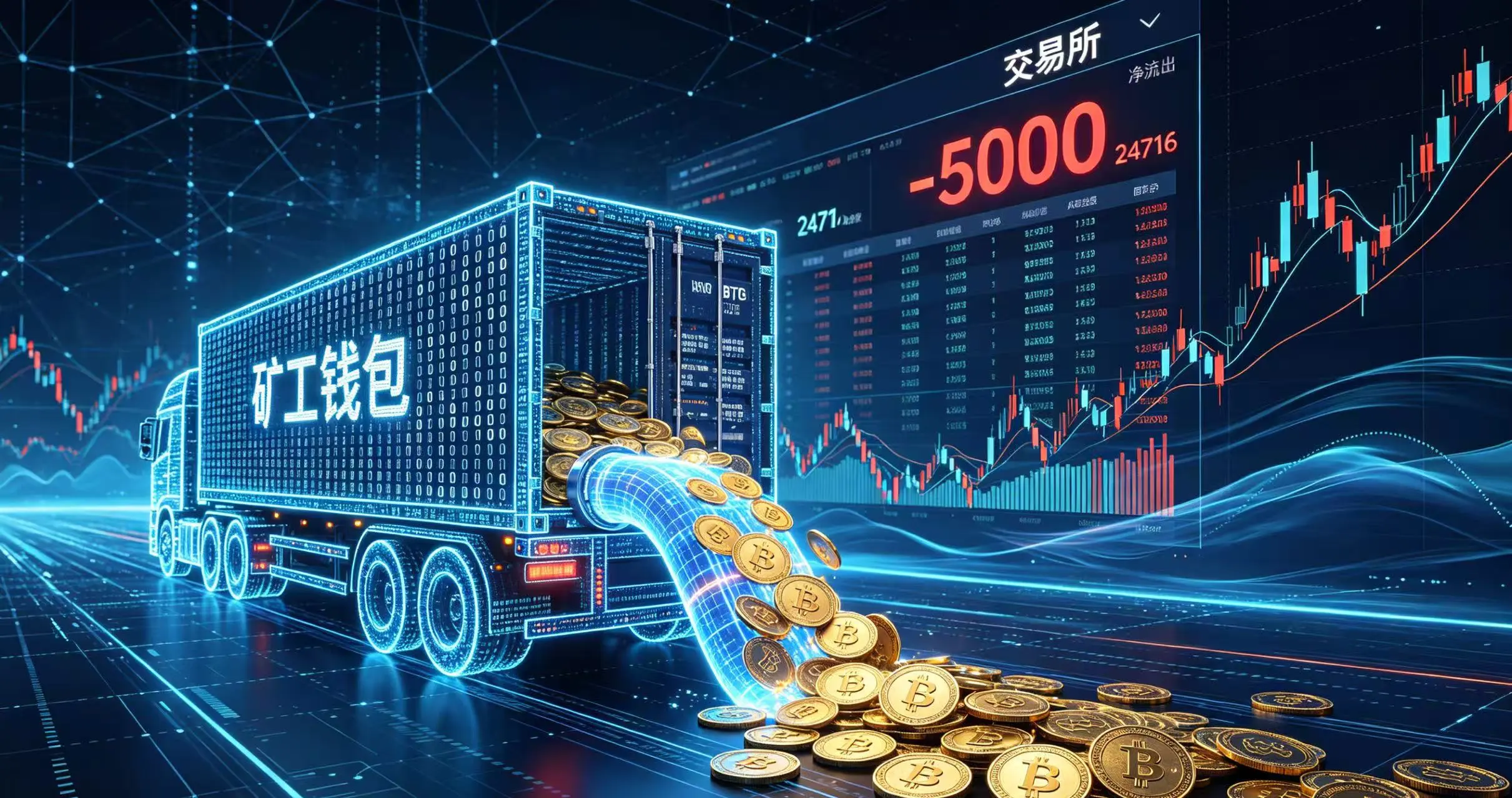 矿工钱包余额近30天怎么变？