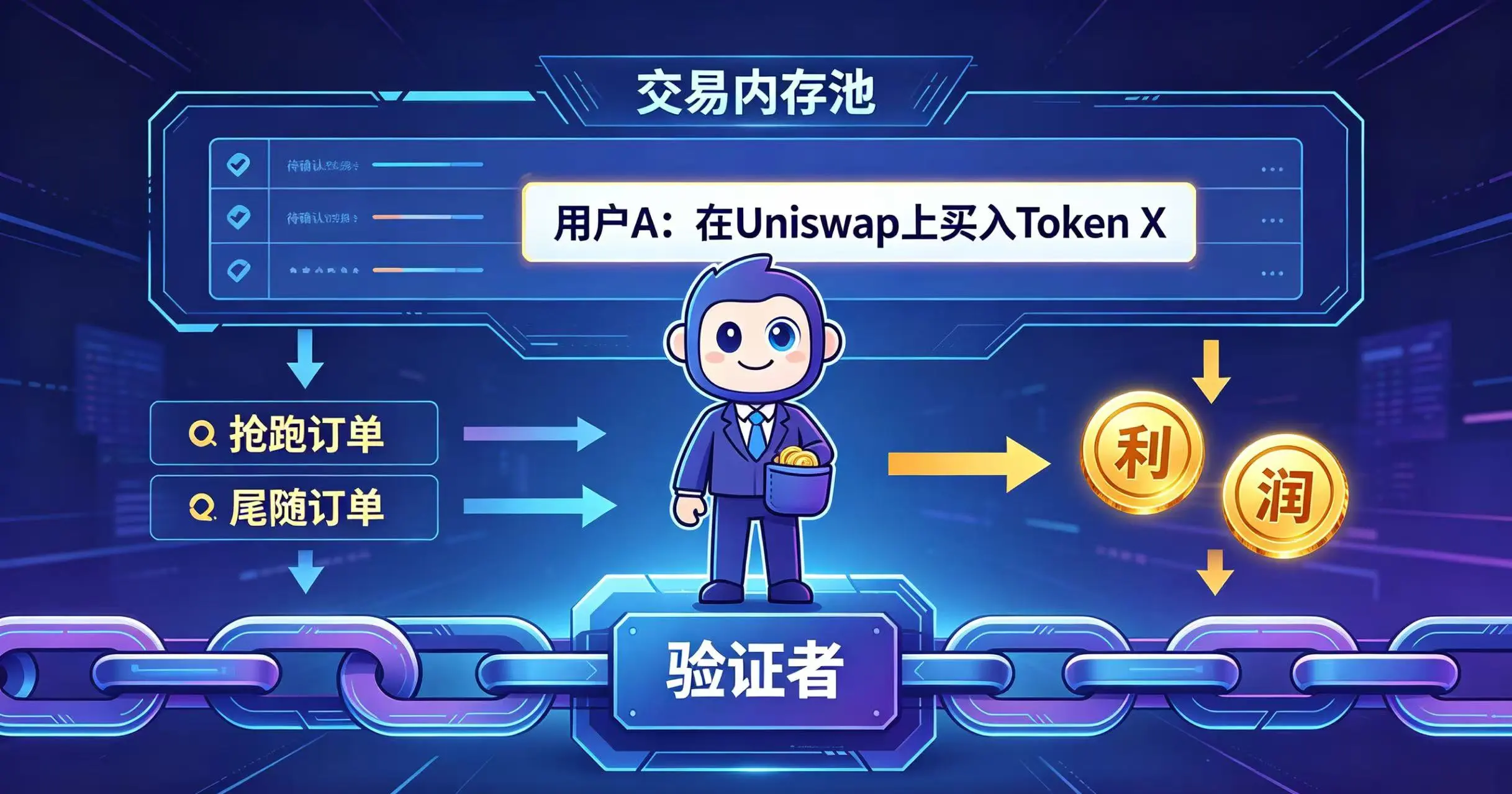 MEV 套利示意图