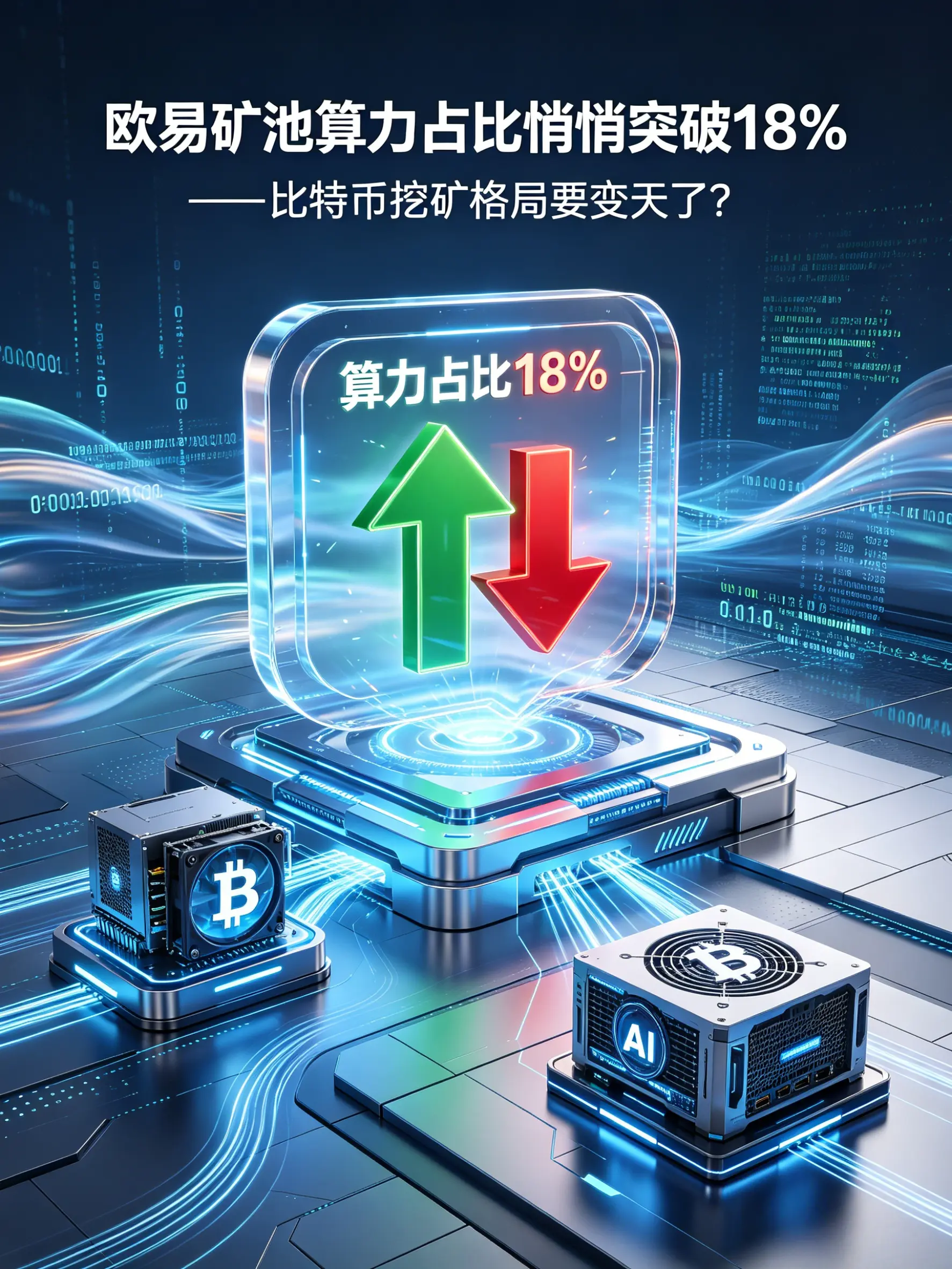 这家交易所矿池算力占比悄悄突破18%——比特币挖矿格局要变天了？