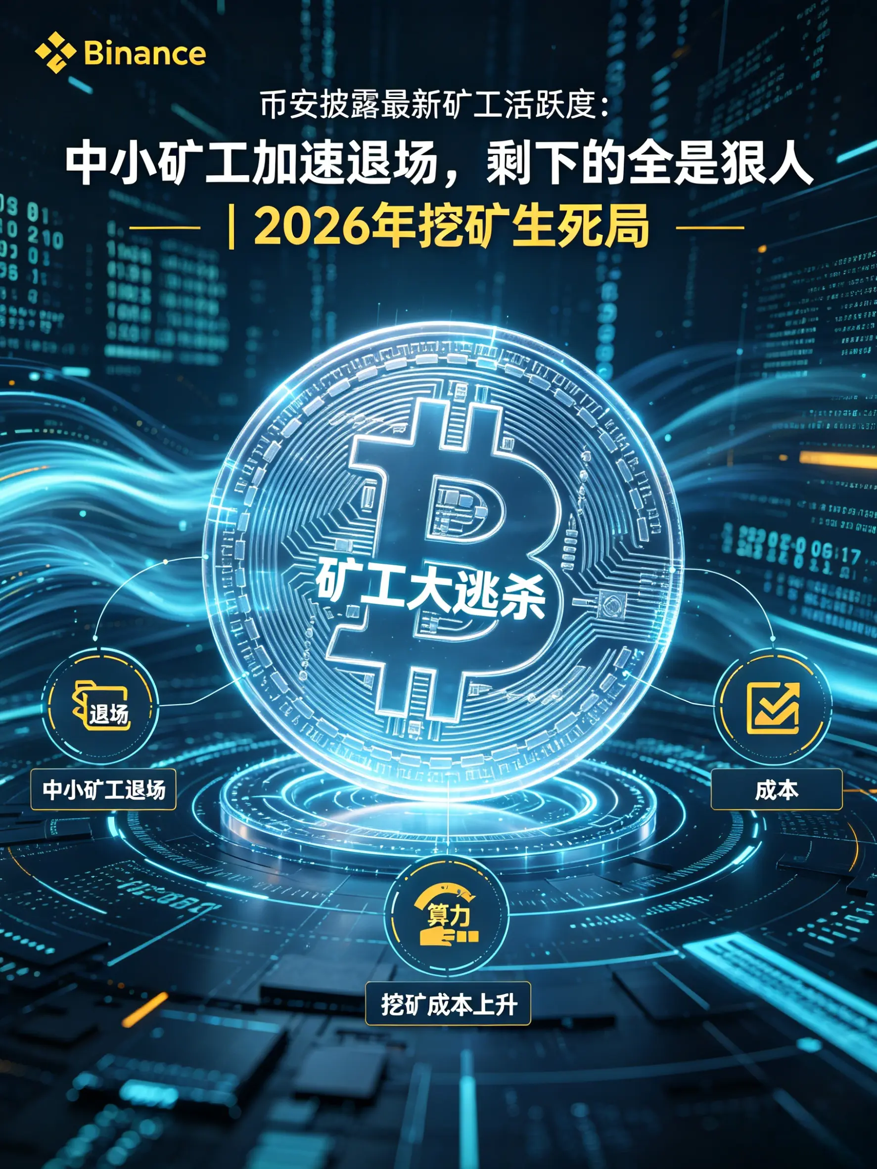 交易所披露最新矿工活跃度：中小矿工加速退场，剩下的全是狠人