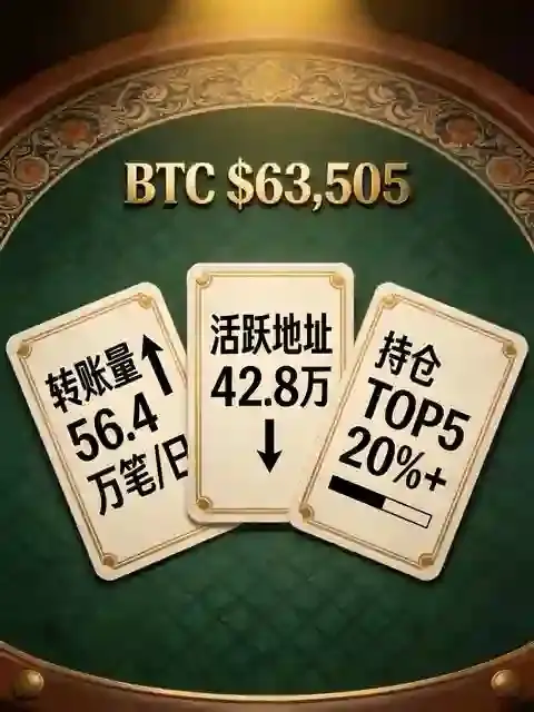 BTC链上数据全解读：转账量、活跃地址、持仓分布，一张图看清2026市场底牌
