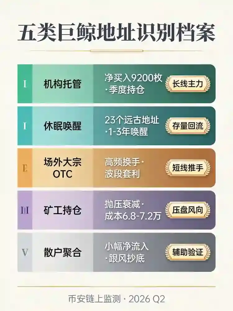 链上巨鲸异动：这5个地址正在疯狂囤BTC，下一波行情要来了？