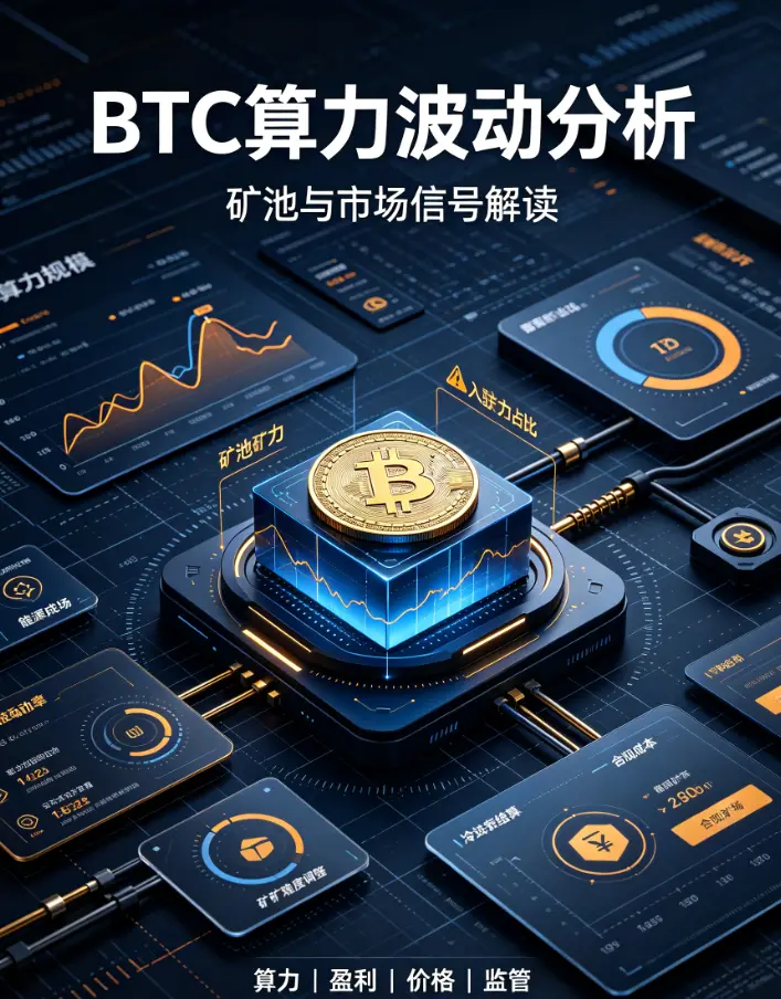 欧亿关联 BTC 算力分析，算力波动背后的市场信号解读