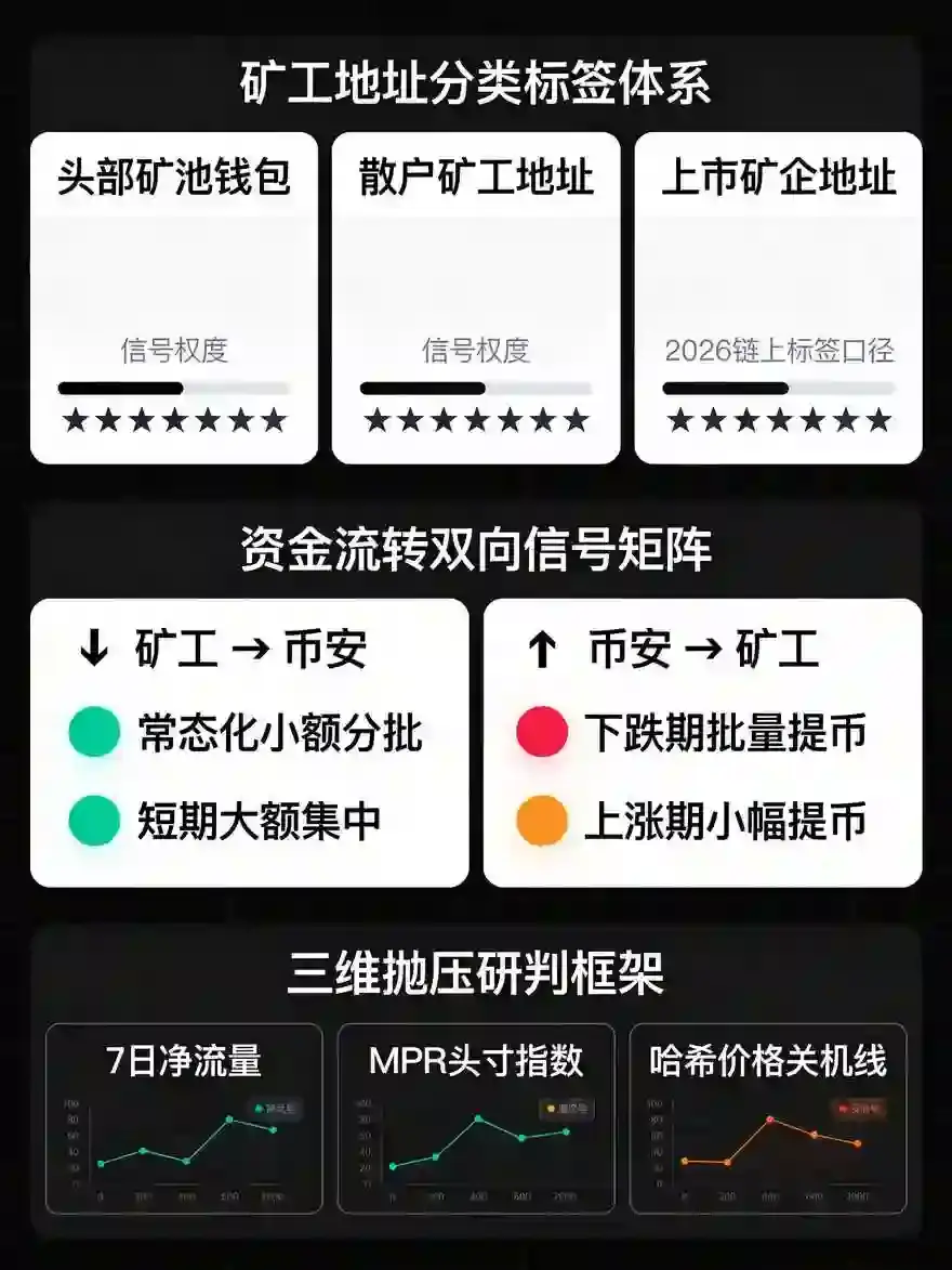 矿工是在抛还是在囤？从比安链上数据看矿工钱包变化，判断BTC短期抛压的隐藏信号